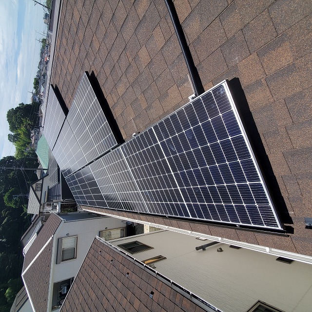 【太陽光発電設置】　千葉県市川市　T様邸